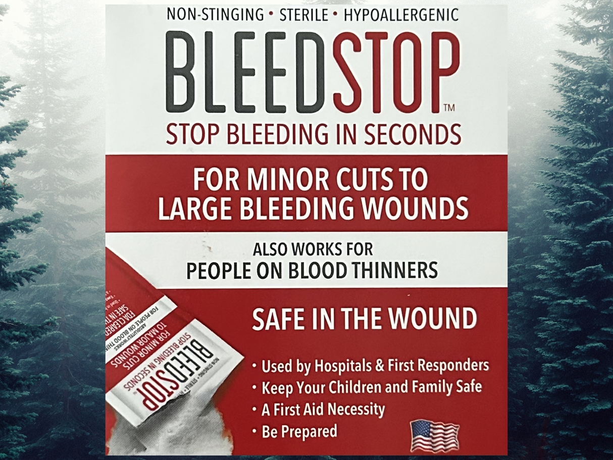 Blood Clotting Powder-Bleeding Control For Moderate To Severe Wounds & Nosebleeds