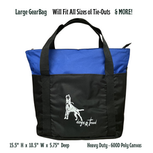Load image into Gallery viewer, dogsRtreed LOGO BAG - HEAVY DUTY ZIPPERED POLY CANVAS