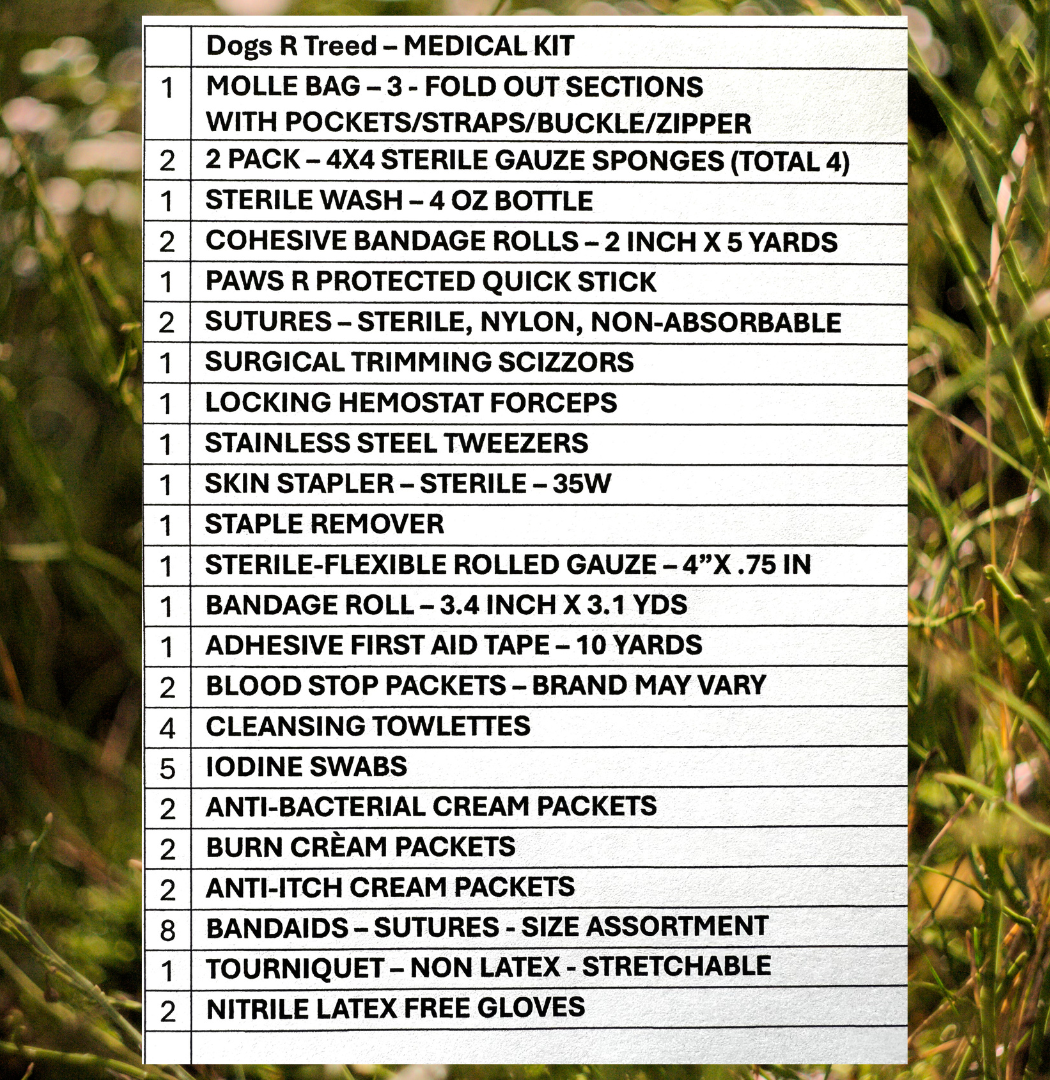 dogsRtreed FIRST-AID MEDICAL FIELD MOLLE PACK