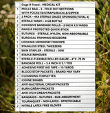 dogsRtreed FIRST-AID MEDICAL FIELD MOLLE PACK