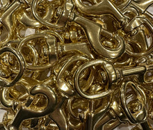 Load image into Gallery viewer, dogsRtreed 225B 5/8 SOLID BRASS BOLT SNAP - Swivel Eye Snap Hook - 5/8&quot;