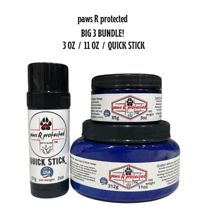 pawsRprotected  ALL-IN-ONE ALL NATURAL PAW PROTECTOR BALM