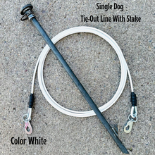 Load image into Gallery viewer, dogsRtreed SINGLE DOG TIE OUT LINE - MULTIPLE OPTIONS
