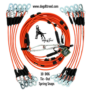 DOG SAFETY TRAVEL TIE-OUTS - dogs R treed