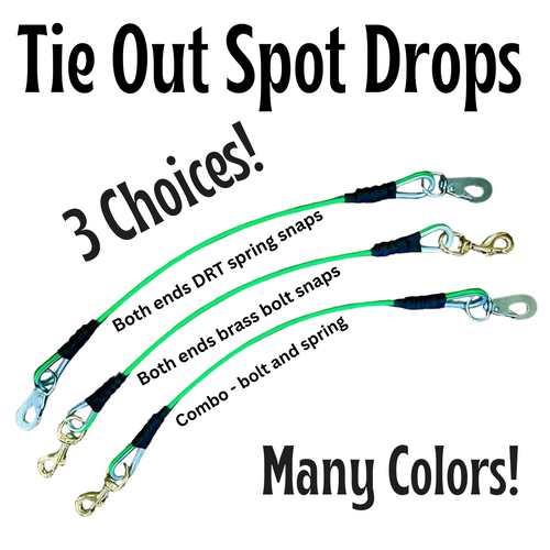 dogsRtreed Tie-Out Replacement Short Leads