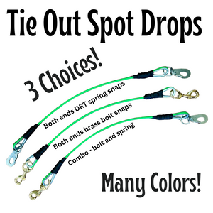 DOG SAFETY TRAVEL TIE-OUTS by dogsRtreed