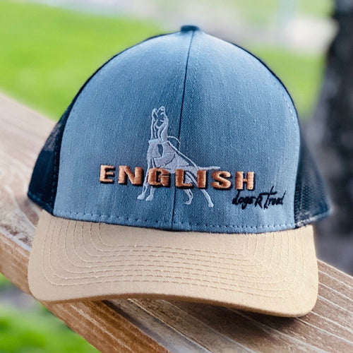 dogsRtreed ENGLISH BREED HAT - 3D EMBROIDERED - 2 STYLES