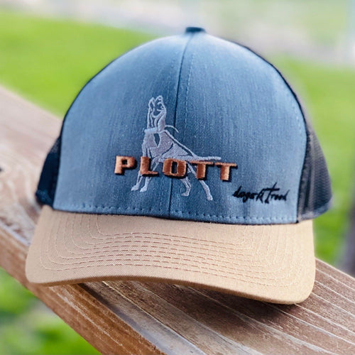 dogsRtreed PLOTT BREED HAT   - 3D EMBROIDERED - 2 STYLES