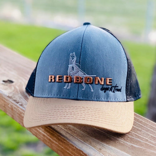 dogsRtreed REDBONE BREED  HAT - 3D EMBROIDERED - 2 STYLES