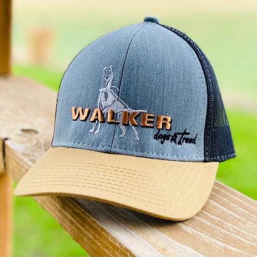 dogsRtreed WALKER BREED HAT - 3D EMBROIDERED - 2 STYLES