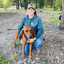 Load image into Gallery viewer, dogsRtreed LOGO HOODIE - Pullover Screen Print Sweatshirt - Heathered Green