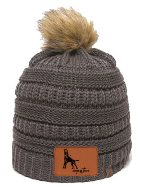 POM BEANIE LADIES - SOFT CABLE KNIT