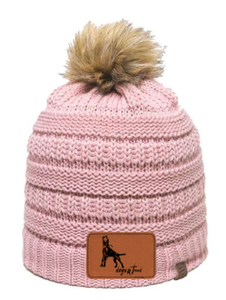 POM BEANIE LADIES - SOFT CABLE KNIT