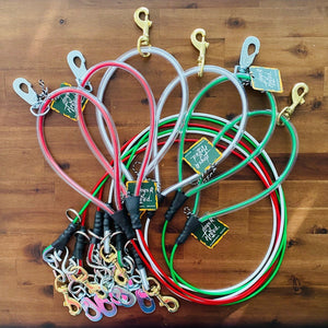 dogsRtreed CABLE LEASH - SWEDISH SPRING SNAP - 4.5 FOOTER