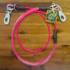 dogsRtreed "LoopLESS" ADJUSTABLE CABLE LEASH