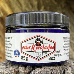 pawsRprotected  ALL-IN-ONE ALL NATURAL PAW PROTECTOR BALM