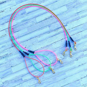 dogsRtreed YOUTH CABLE LEASH - BOLT SNAP - 3.5 FOOTER