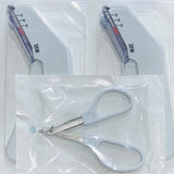 Image shows Qty 2 Skin Staplers and 1 Skin Staple Remover. 