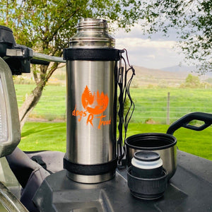 dogsRtreed TRAVEL THERMOS-STAINLESS STEEL-DBL WALL VACUUM SEALED