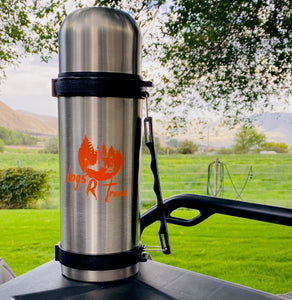 dogsRtreed TRAVEL THERMOS-STAINLESS STEEL-DBL WALL VACUUM SEALED