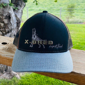 X - BRED BREED HAT - 3D EMBROIDERED - 2 STYLES