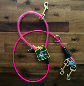 dogsRtreed YOUTH CABLE LEASH - BOLT SNAP - 3.5 FOOTER